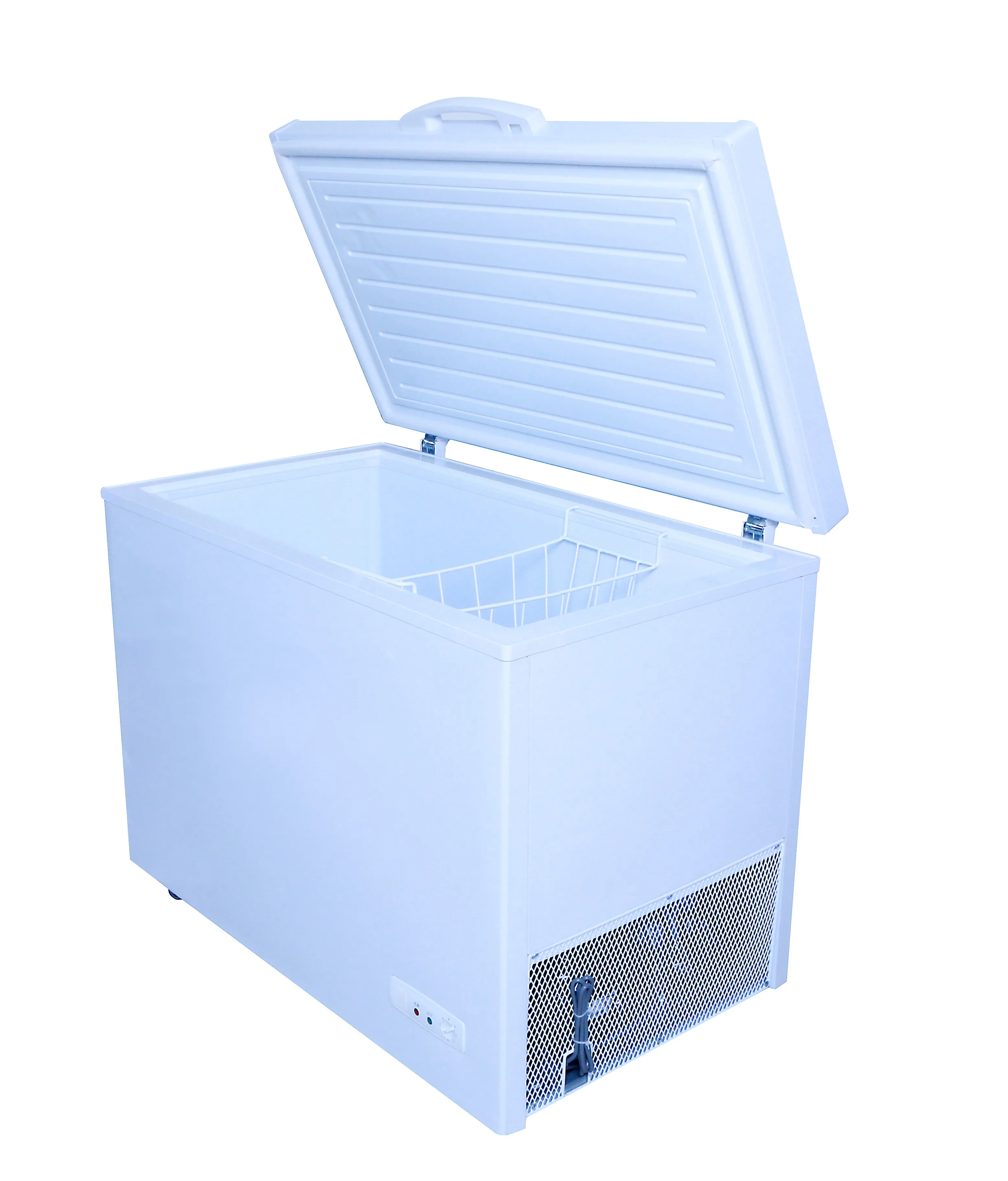 270l Single Top Open Door Chest Deep Freezer New Design Wholesale Supermarket Deep Freezer Suitable for solar or battery powered