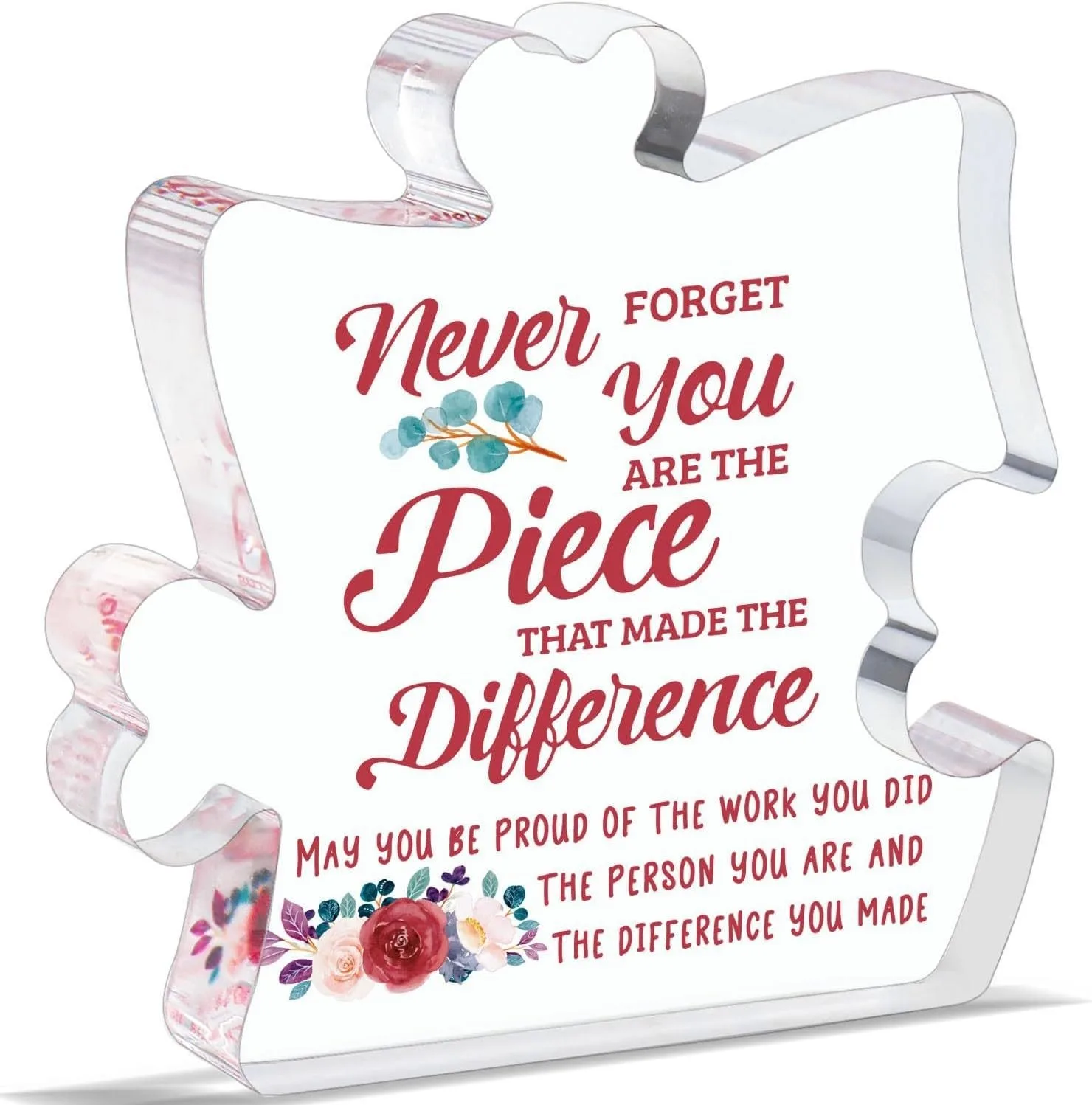 2024 Creative Festival Gifts Love Acrylic Decorations Blessing Words for Mom, Family, and Friends Gifts