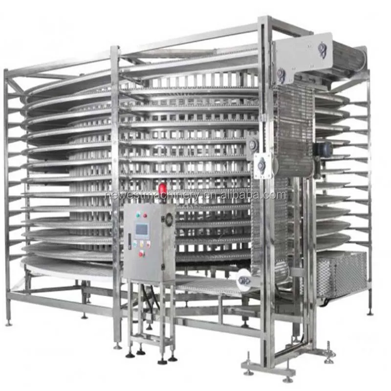 Спиральная охлаждающая башня для хлеба из нержавеющей стали от китайского производителя