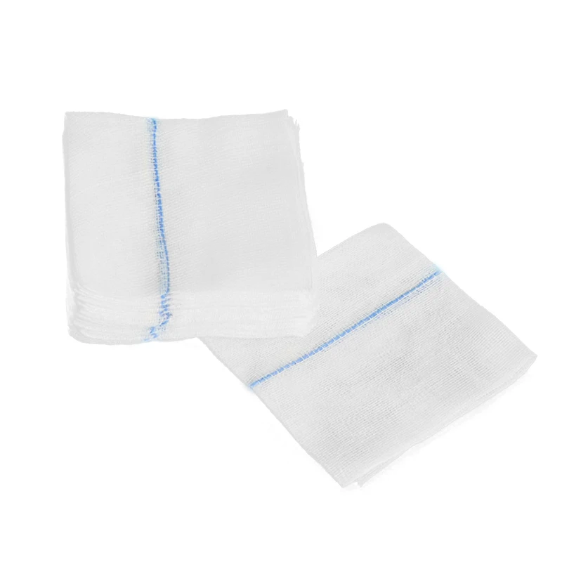 Disposable Medical Supplies high quality xray gauze swab 10x10 pure cotton gauze swabs For Stop Bleeding
