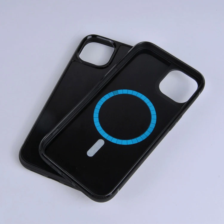 Hot Seller With Magnet Double Groove 2 In 1 Blank Case For Iphone 14 14 Pro 14 Max 14por Max Inlay Case Phone Case