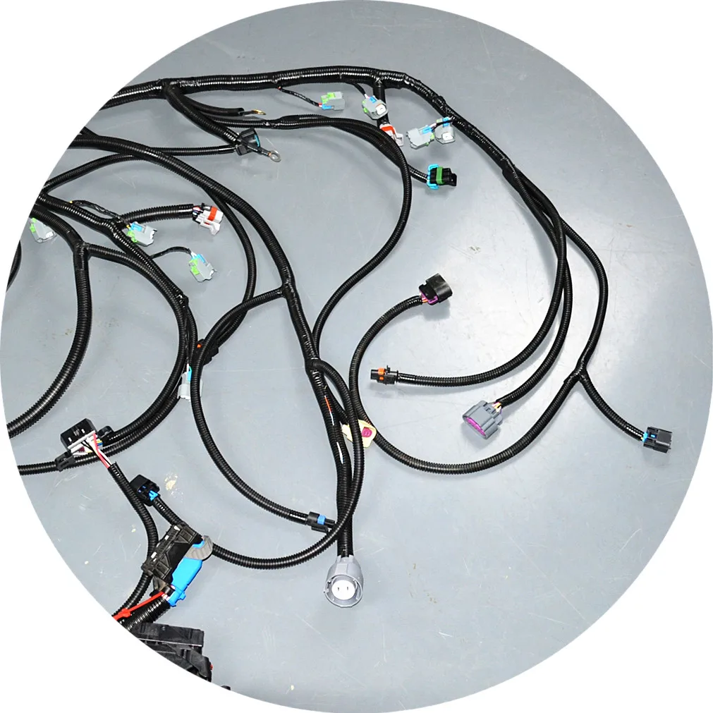 Complete Stand Alone DBW Engine Wire Harness  6.2L W/6L80E 1214 2008-2015 LS3  EV1 EV6 Multec STANDALONE