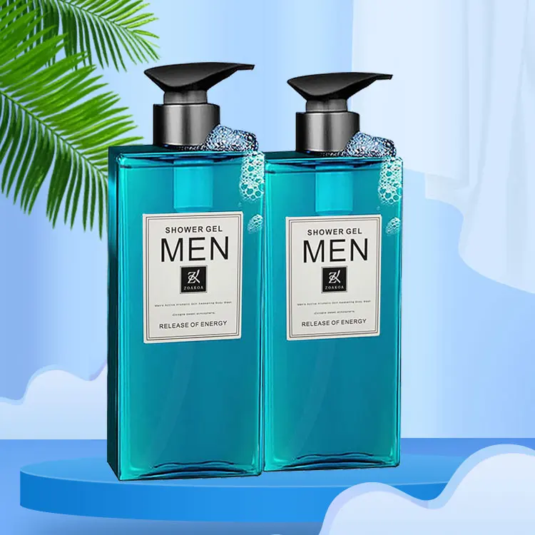 High Quality Luxury Mens Moisturizing Foaming Shower Gel Perfume Family