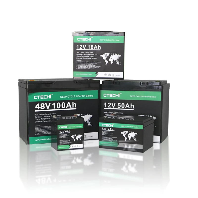 Customized 12 v lithium 100 amp hour OEM ODM Lifepo4 batteries