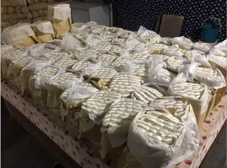 Jiali textile products 100% Natural tussar Silk 33/37D Grade AA