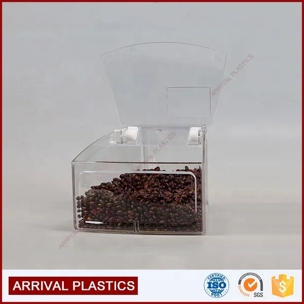 Индивидуальные прозрачные акриловые контейнеры для конфет зерновые хлопья орехи контейнерные хранения сладкого