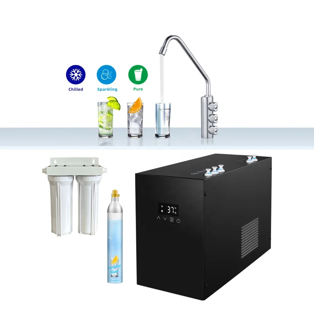 Jnod 3 in 1 Sparking Water Tap Soda Maker Desktop Soda Stream Soft Drink Soda Maker Home Sparkling Water Machine