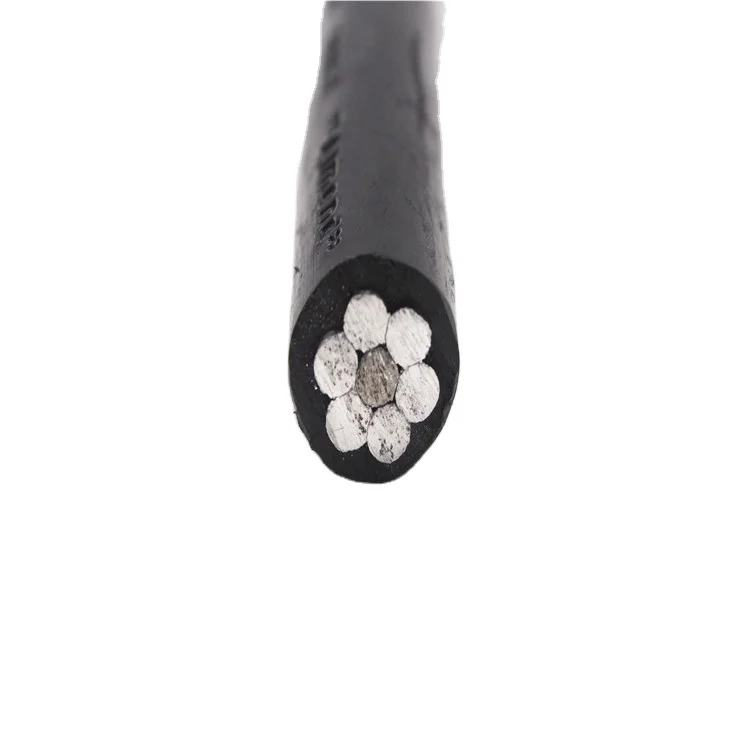 ACSR conductor PE insulation Poly ACSR #1/0 AWG tree wire cable specification for Philippines market