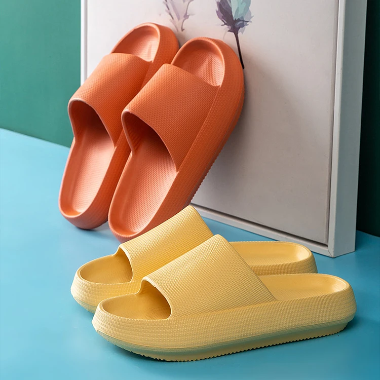 Wholesale Shower Summer Sandals Open Toe Soft Extra Thick House Slides Cloud Eva Slippers