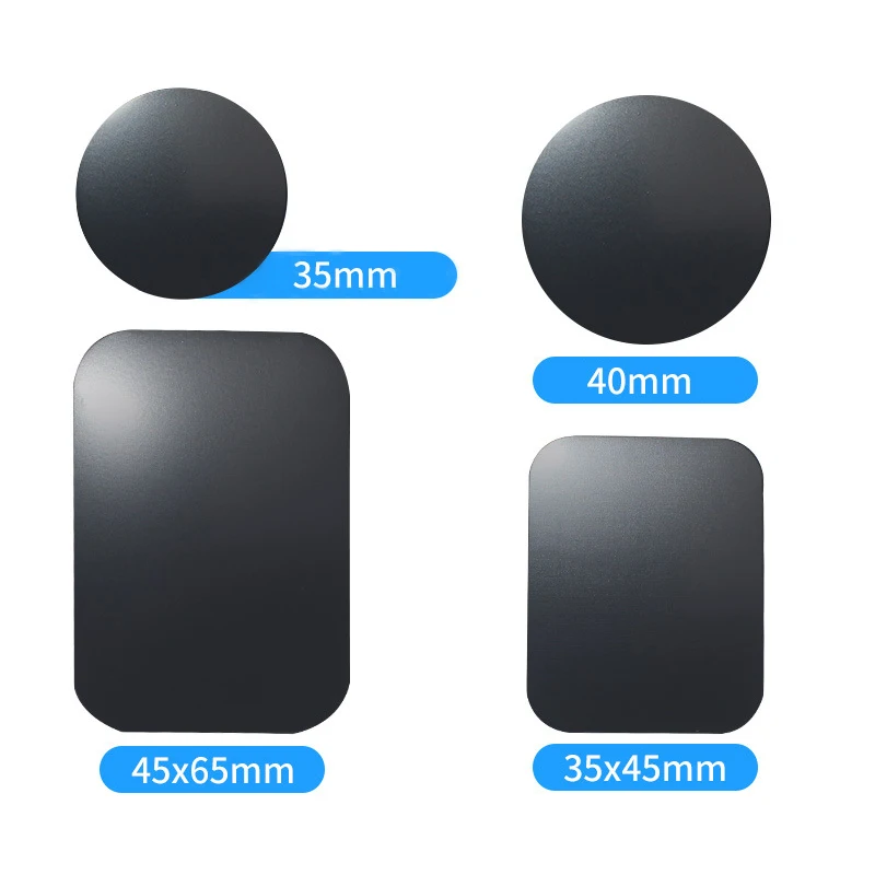 Custom logo Metal Plate disk For Magnet Car Phone iron Sheet Sticker For Magnetic Mobile Phone Holder Car Stand Mount