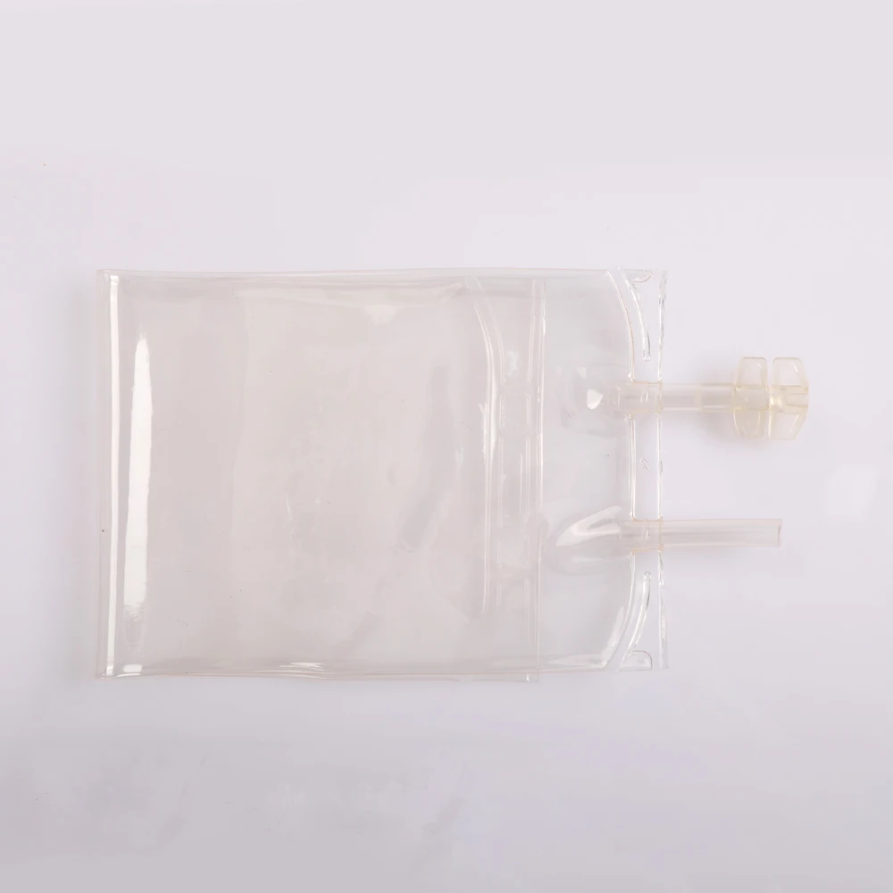 
medical PVC Infusion bag/ PVC IV infusion bag (double tube ) 