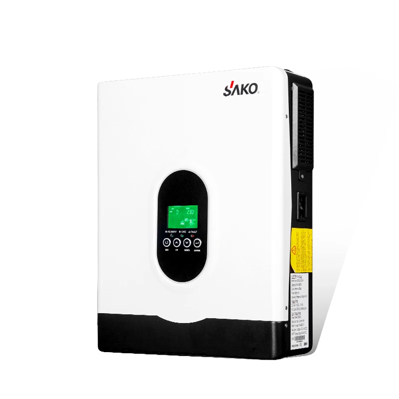 Sako E-Sun Solar Inverters Hybrid Pure Sine Wave Off Grid  Home Power System 12V 24V 220V 2KW 3Kw 3Kva Inverter Manufacturer