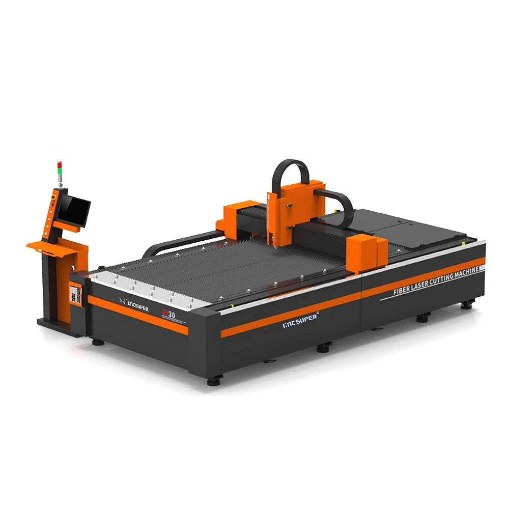 Large Format Big Size Guangzhou Fiber Optic Laser Cutting Machine Turkey Italy for Steel Sheet 3015