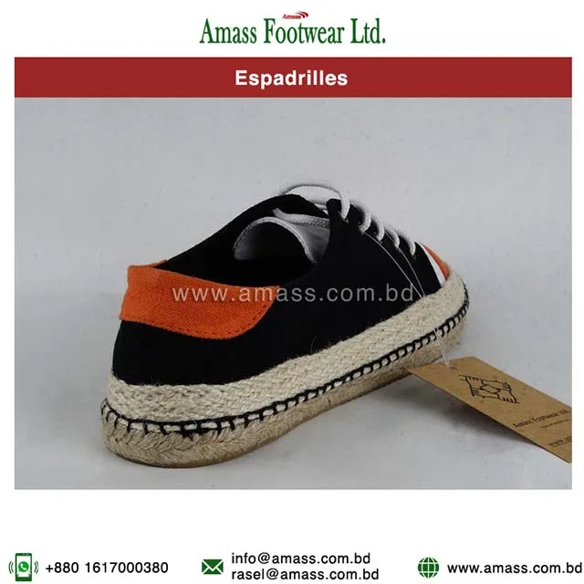 High Quality spring summer men fashion canvas casual Flat Shoes And Sandals