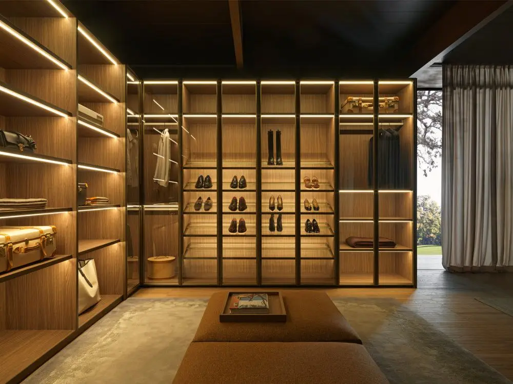 CBMmart Portable Metal Wardrobe Walk In Closet Custom Closet Clothes Bedroom Wardrobe Steel Frame Luxury Closet Design