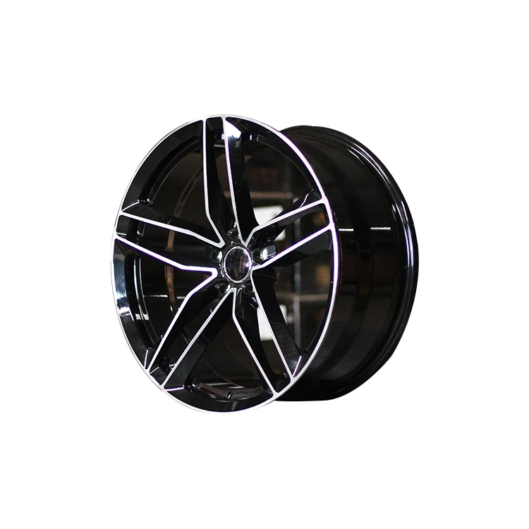 Gloss Black Machine Face Custom Forged Aluminum Alloy Racing