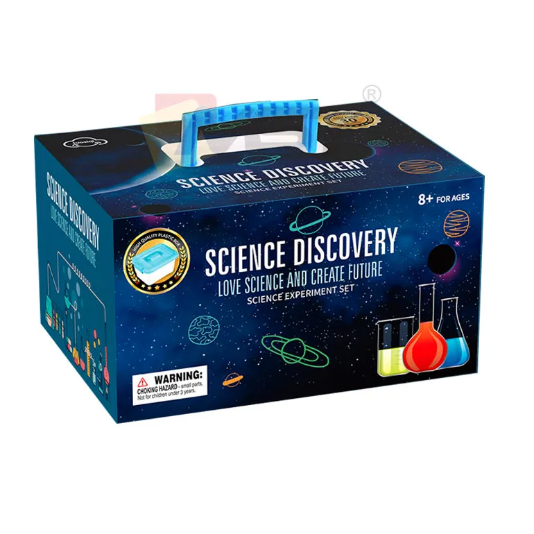 Обучающие игрушки STEM 30 групп набор химических экспериментов игрушка Монтессори научных лабораторных для