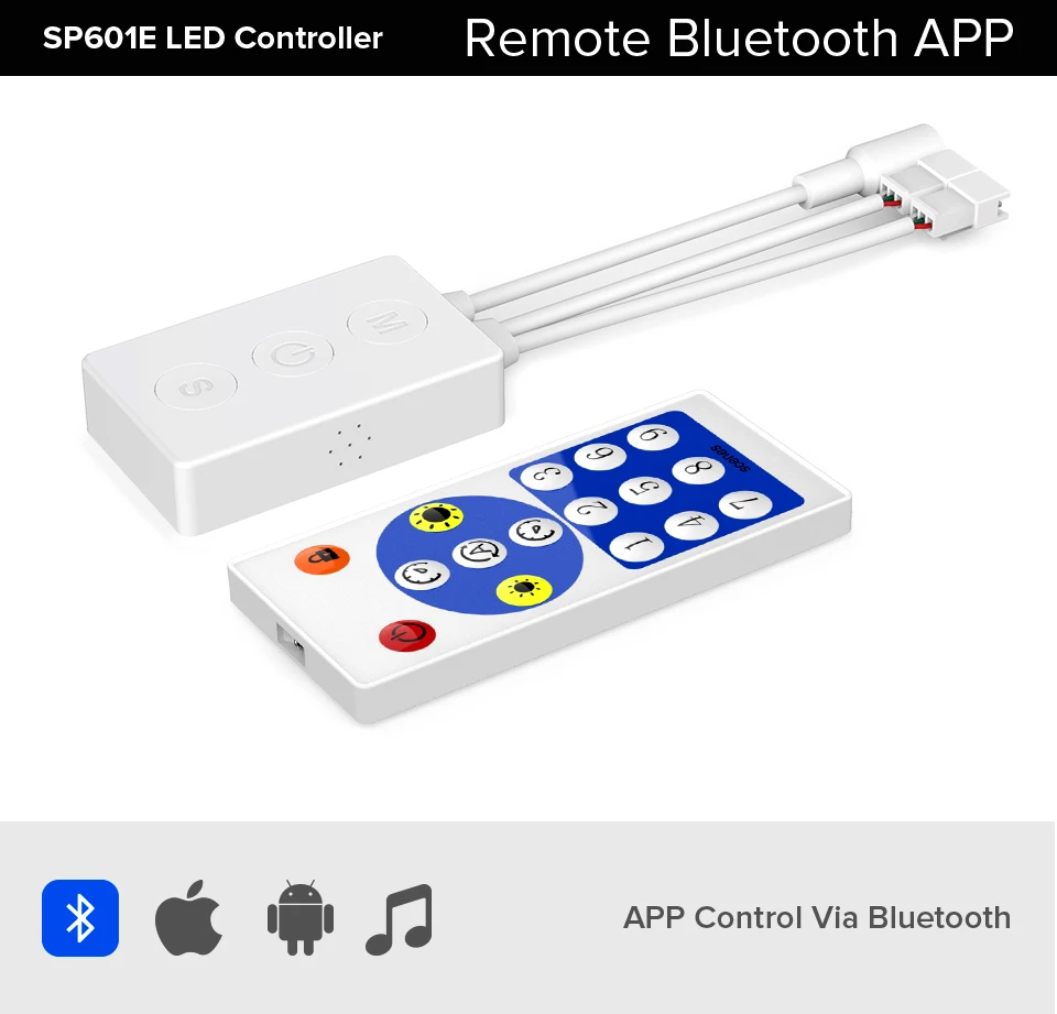 Светодиодный диммер SP105E SP107E SP108E SP110E SP501E SP601E дистанционное управление Bluetooth Wi-Fi через