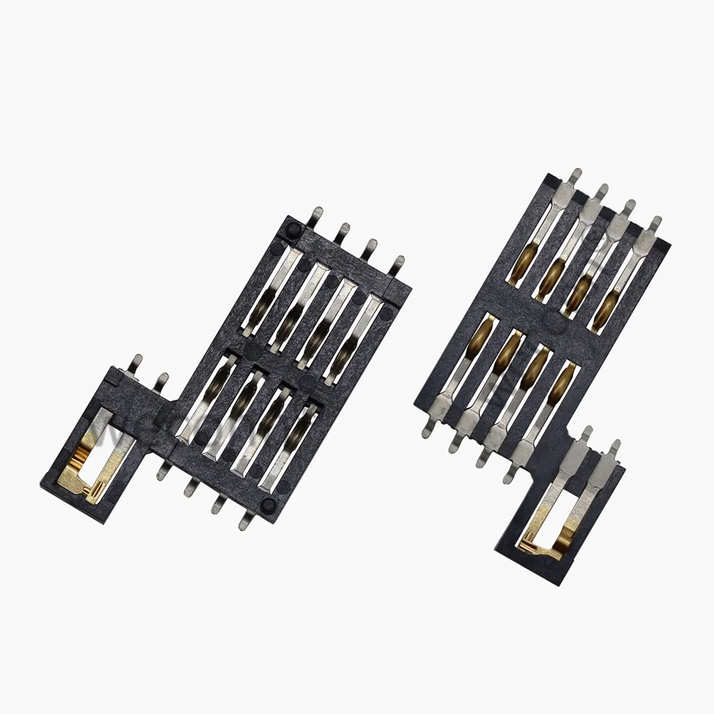Smart card connector 8PIN SMT mini IC card reader connector