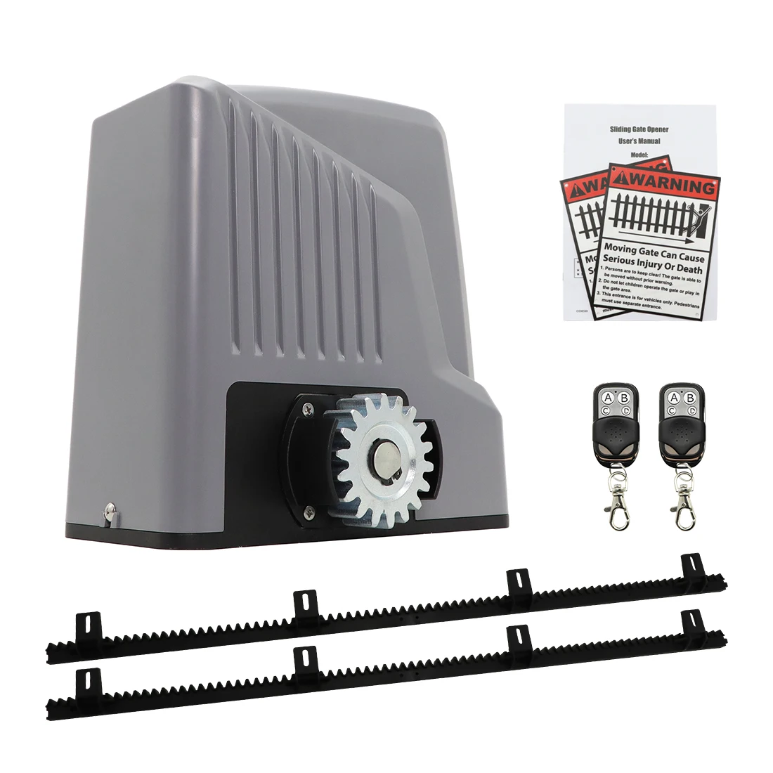 Automatic Door Operators AC 1300kg Heavy Duty Sliding Gate Opener Control Board Remote Control Gate Motor