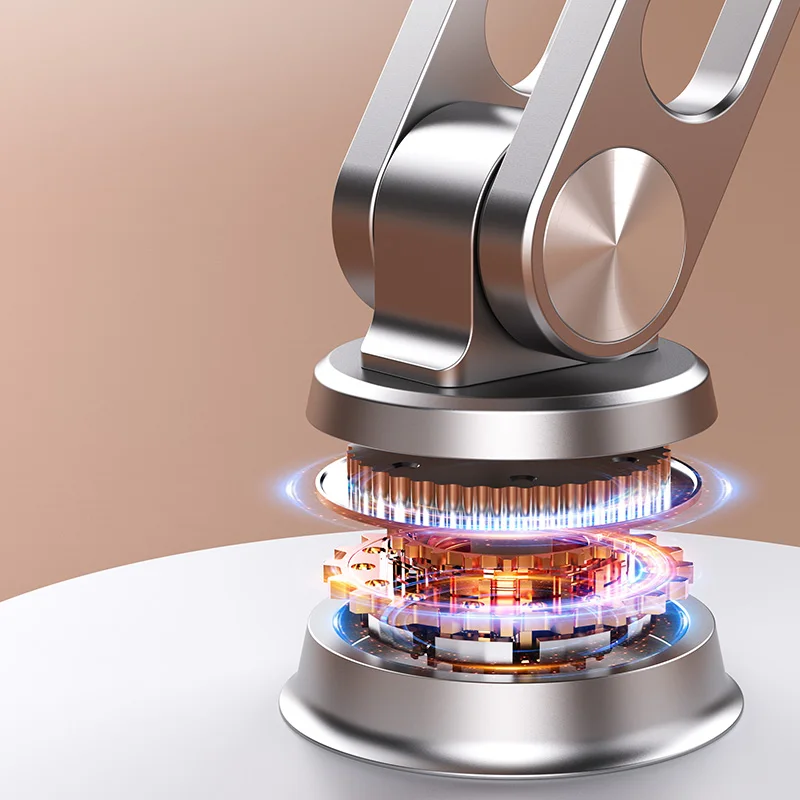 Boneruy Mobile Phone Holder Magnetic Double Arm Adjustable Rotatable Phone Stand