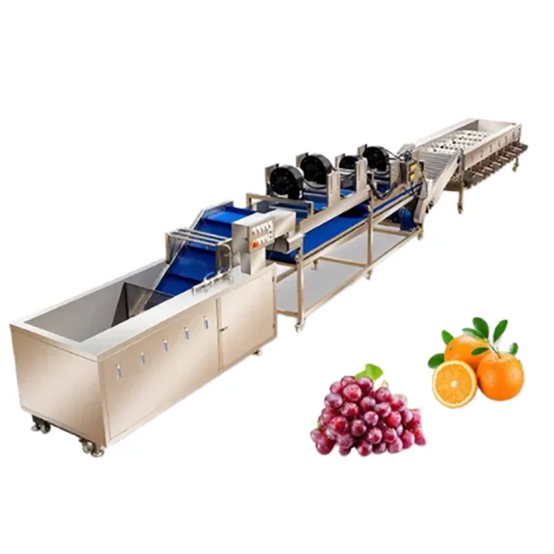 Dragon Fruit Sorting Grading Machine for Sale Mango Processing Line Fruit Washing Equipment