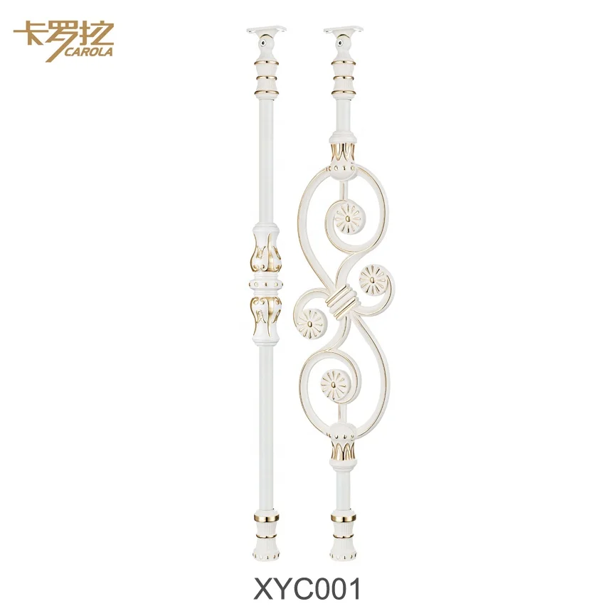 Simple Aluminum indoor railings banisters for stair