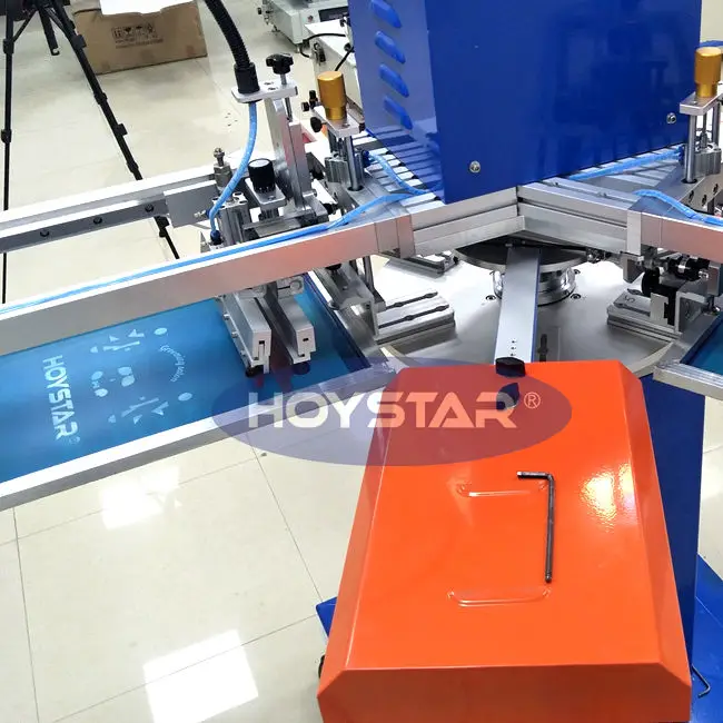 Mini maquina impresora serigrafia de pantalla 2 цвета escritorio automtica carrossel mquina