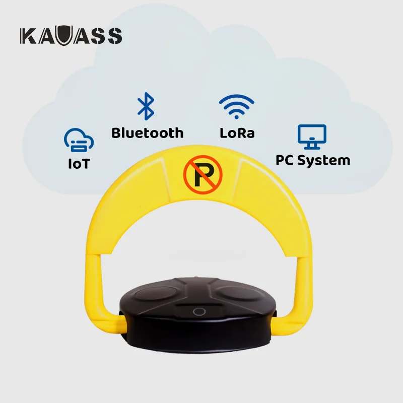 smart WiFi Blue tooth LoRa parking locker for parking system