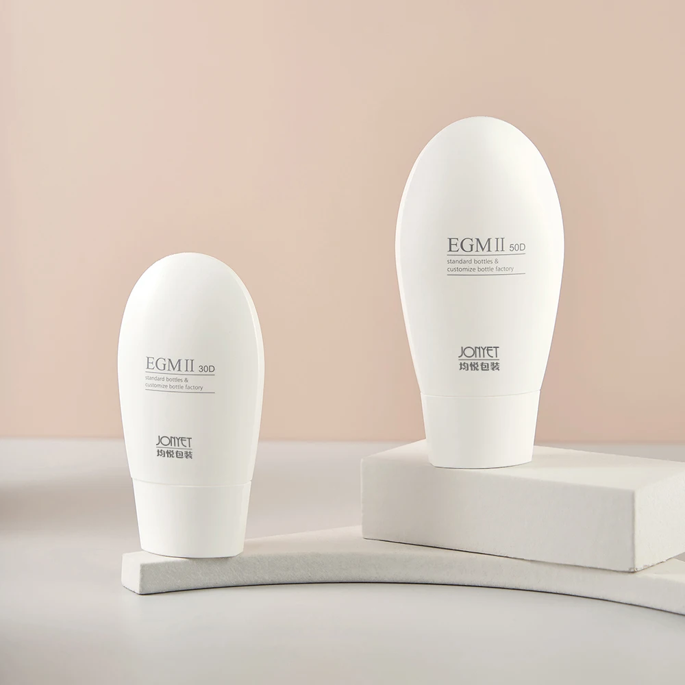 Белая бутылка для крема лица 30 мл 50