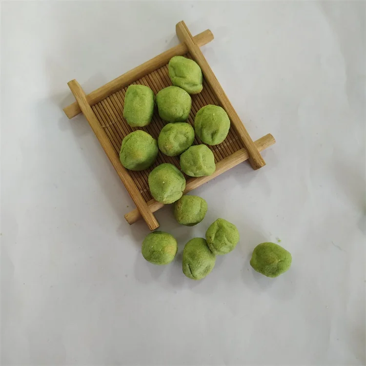 
Healthy Snack Food For Vegetarians Wasabi Mustard Coated Peanut 