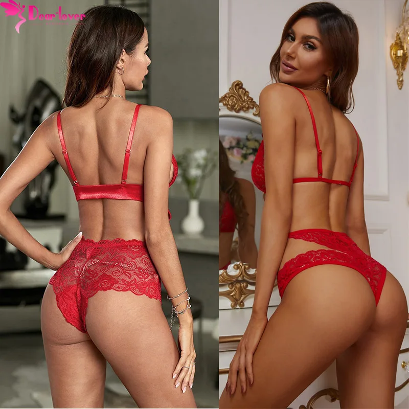 Готов к отправке, сексуальное рождественское красное прозрачное женское белье, эротическое женское кружевное Сетчатое женское нижнее белье на День святого Валентина, поставщики