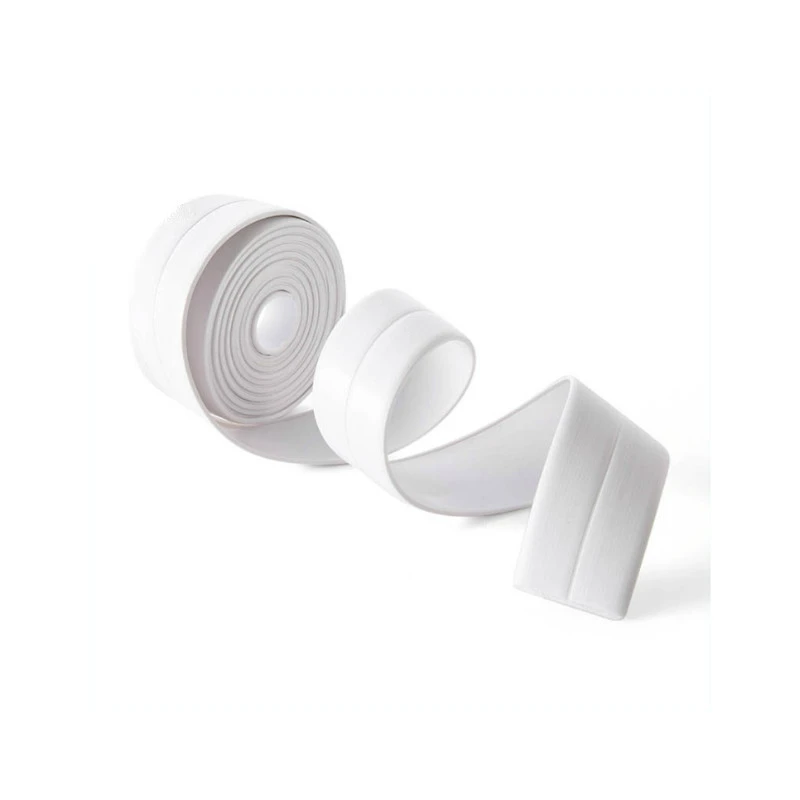 Waterproof Caulk Strip Sealing Strip Flexible Self Adhesive Caulking Tape with Sealant for Kitchen Bathroom Tub Shower Floor