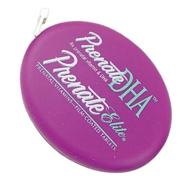 promotional gift round stainless steel 1 meter  with key chains inches measuring tape  custom logo