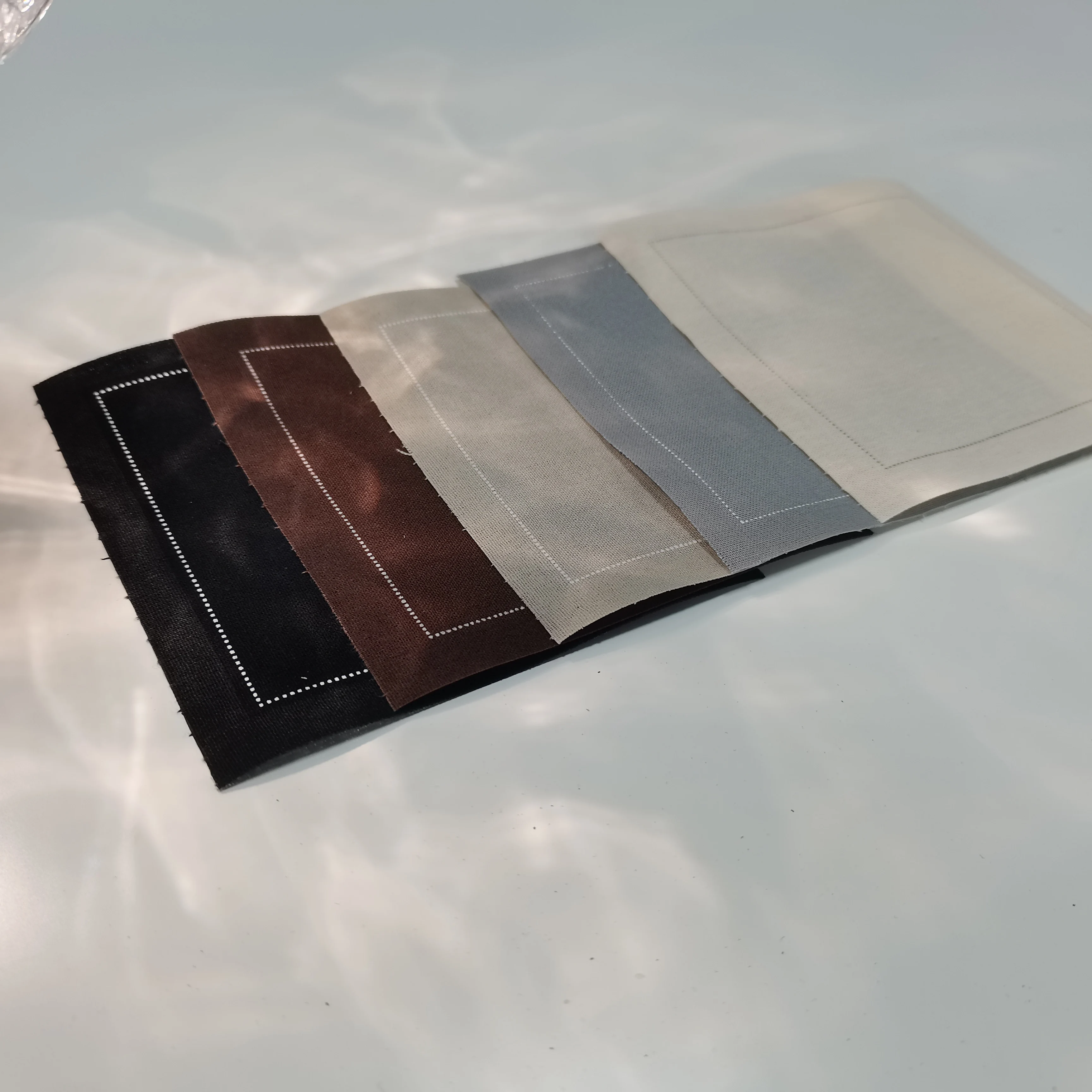 Eco-friendly roll napkin 10.7*10.7 cotton Wedding Napkins Linen Cotton Gauze Tear Off Napkins