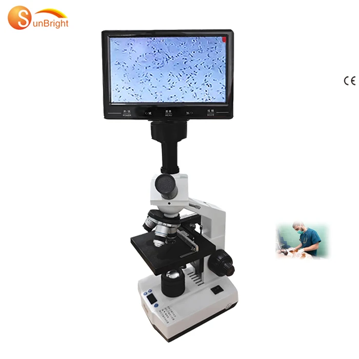 Good Price 1600x Easy Use Monocular Educational Biological Microscope