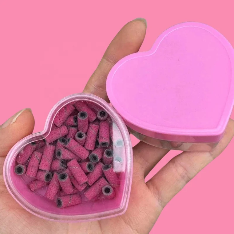 New Mini 3.1mm Carbide Nail Drill Bit With Safety Bottom Nail Polish Tool Small Nail Sanding Band Mandrel