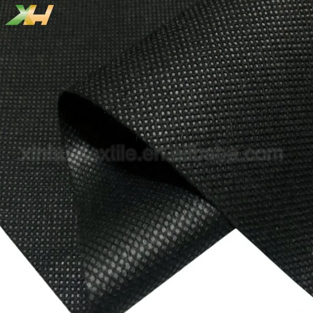 Black Polypropylene Non woven Fabric Roll Sofa Non woven Material Sofa Covers Bottom Nonwoven Fabric Material