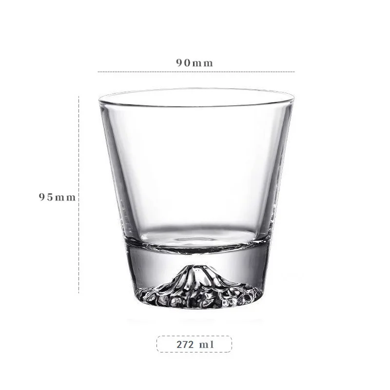 Mountain Whisky Glasses With Logo 270mL Cheapest And Best Whiskey Shot Glasses