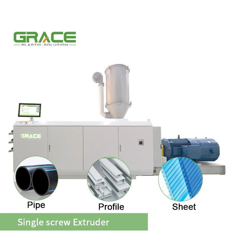 Grace Machinery Ldpe Plastic Extruder Price Extrusion Machine For Sale