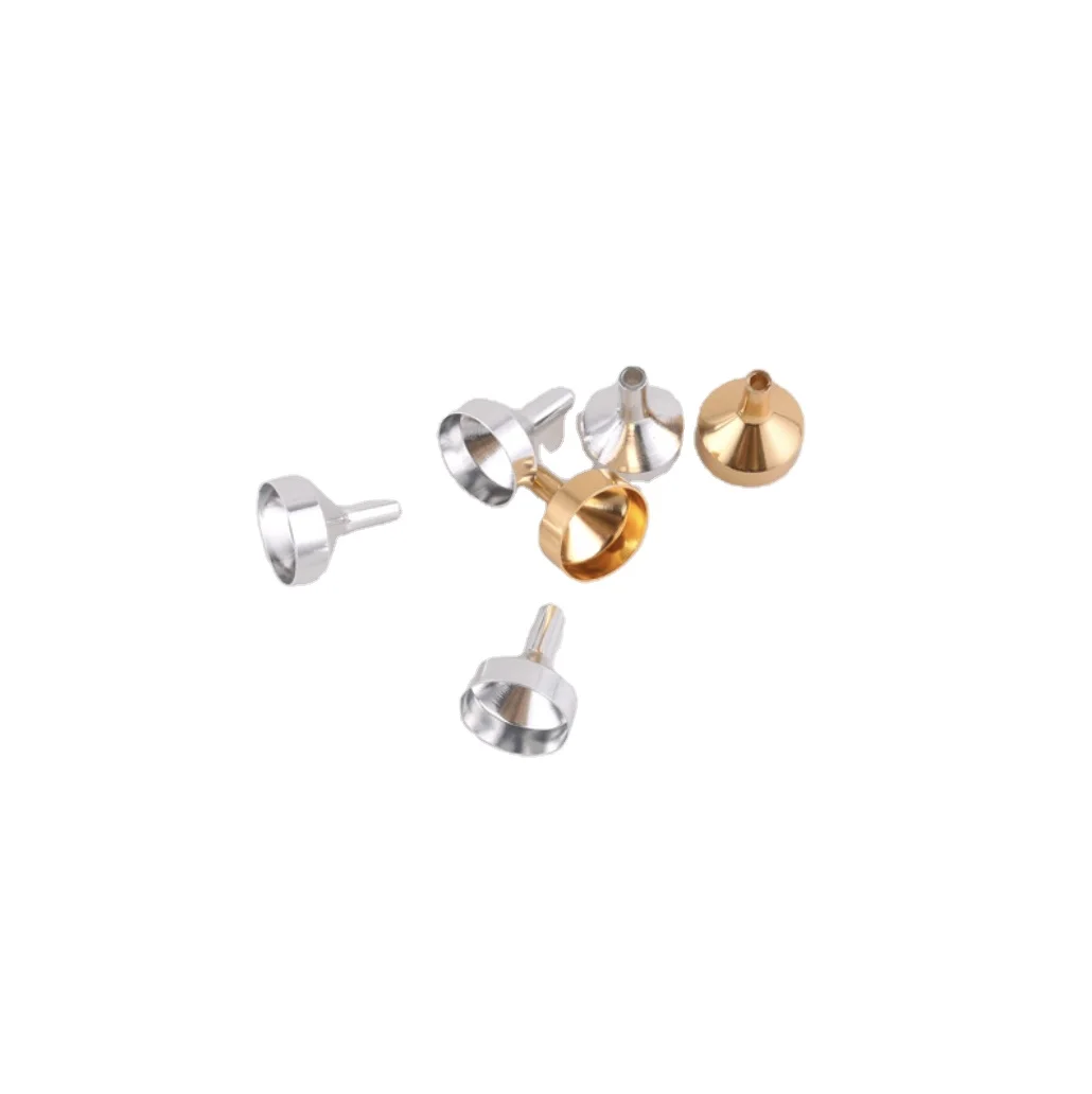 Металлическая маленькая воронка для наполнения | Алюминиевая крошечная Воронка/миниатюрная Воронка/мини Воронка для духов, косметическое наполнение