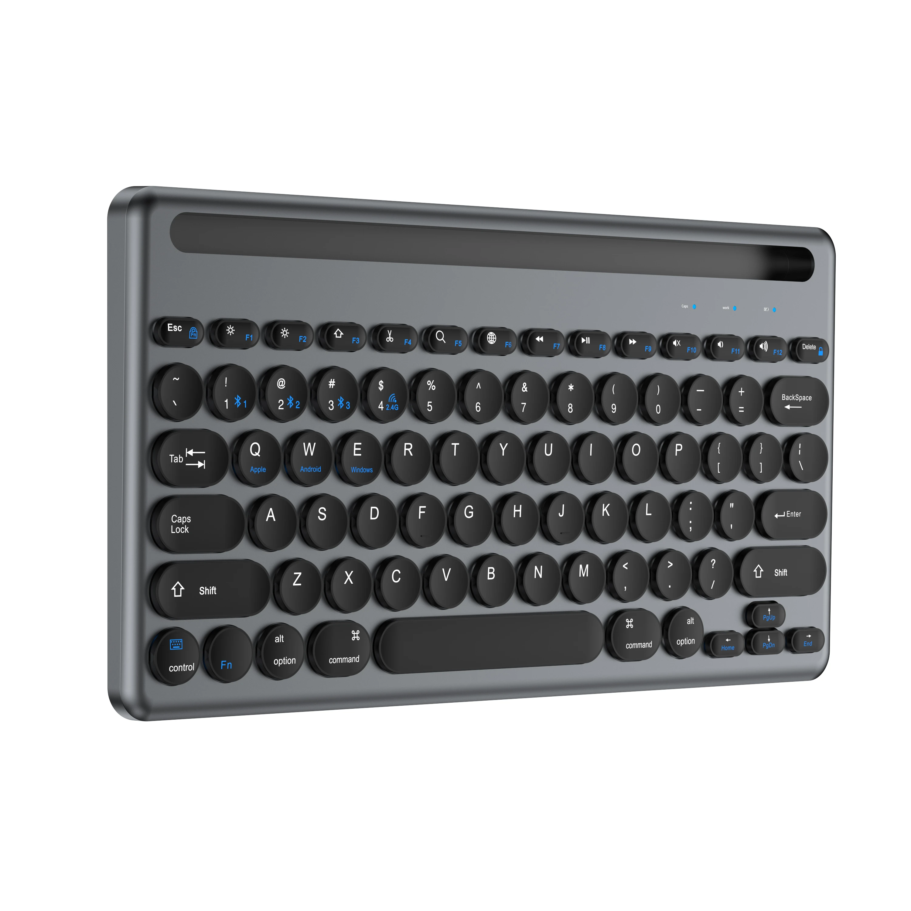 Rechargeable Mute Wireless Keyboard And Mouse Suit School Office Home Use With Type-C Adaptation