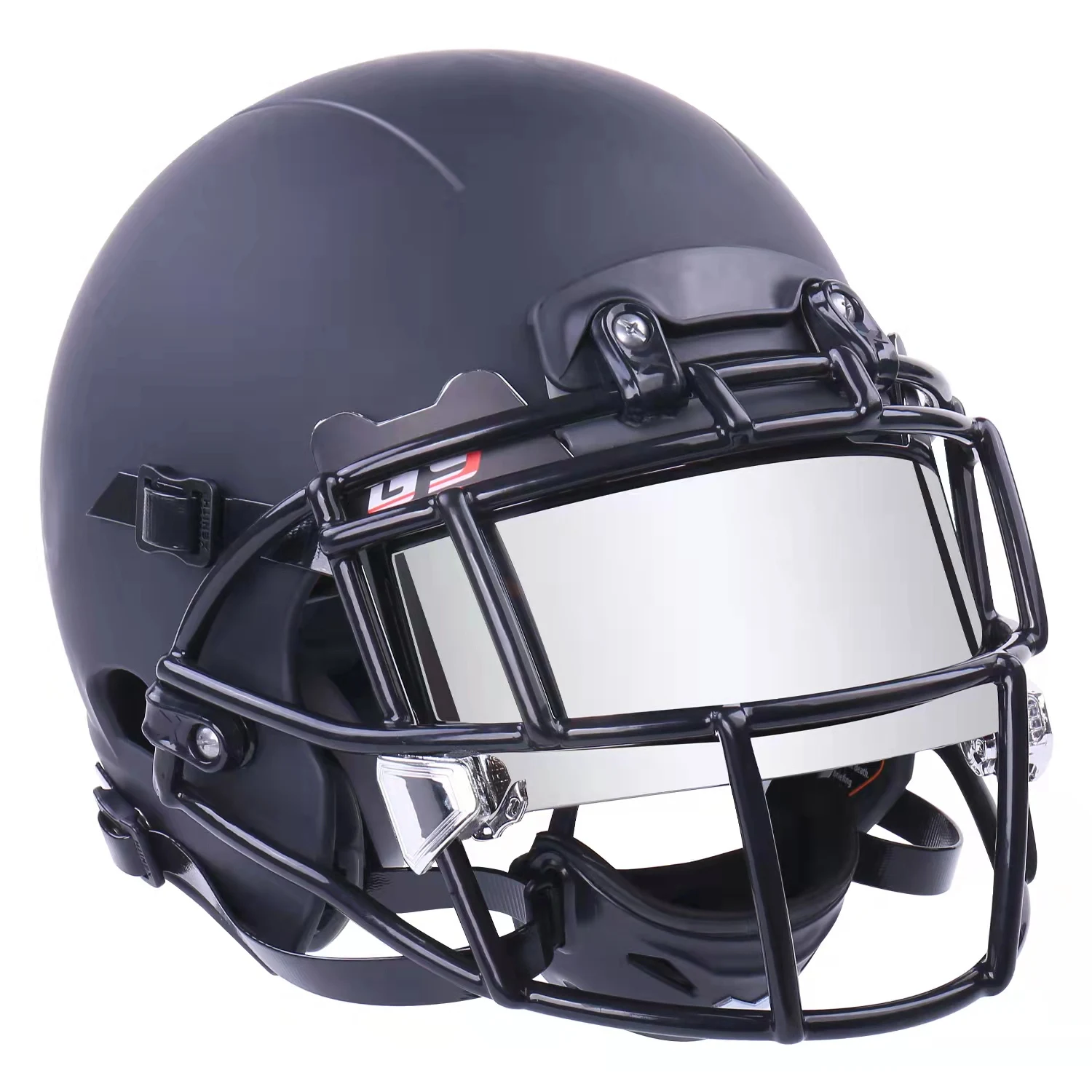 High Quality polycarbonate Anti-scratch Mirror Silver Chromed American Football helmet Visor