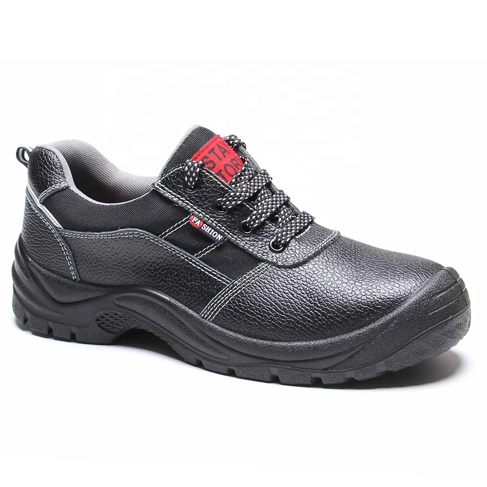 2022 Anti-slip light weight leather fitness sports walking shoes cheap caterpillar safety shoes steel toe cap