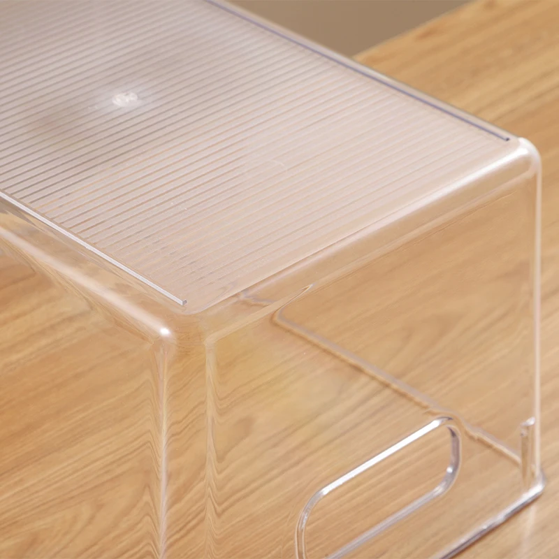 Factory Hot Sale Large size Durable household cosmetic Boxes Plastic Stackable Bin Book Storage Box