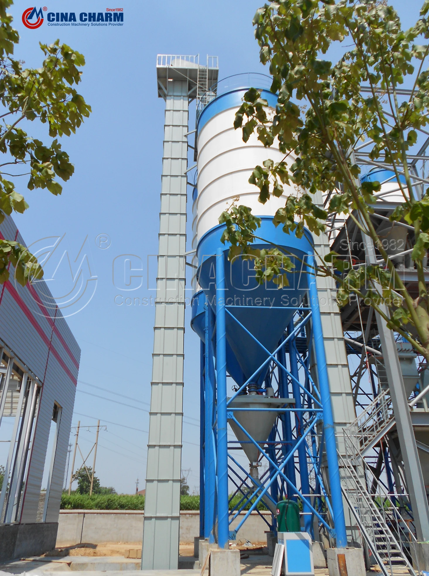 Professional 30T dry mortar mixing line dry mortar mixing machine dry mortar mixing plant with high output To improve efficiency