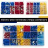 280pcs Assorted Spade Insulated Crimp Connectors Electrical Wire Terminals Kit with Plier