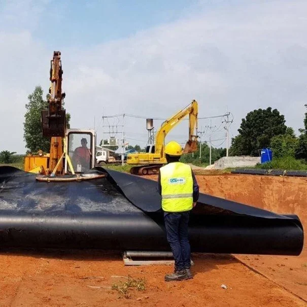 0.5mm 1mm Aquaculture Agricultural Pool Pond Fish Tank Liner HDPE Geomembrane Liner