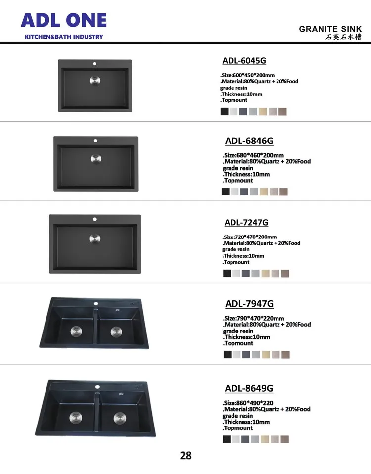 New Black Nanometer Handmade Raindance 304 Stainless Steel Above Mount Waterfall Faucet Farmhouse Kitchen Sinks