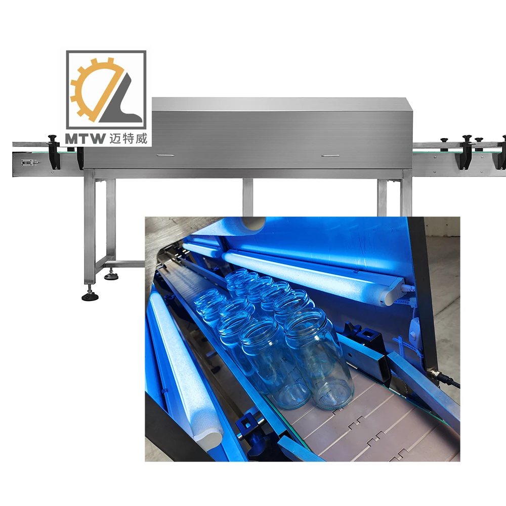 MTW high efficiency automatic bottle sterilizing machine Uv Sterilizer Tunnel